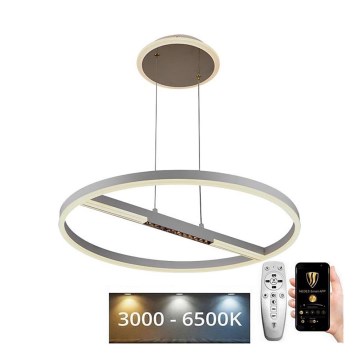 LED Stmívatelný lustr na lanku LED/75W/230V 3000-6500K + dálkové ovládání