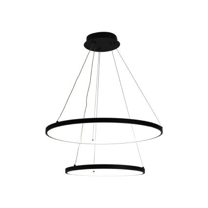 LED Stmívatelný lustr na lanku LED/75W/230V 3000-6500K pr. 60 cm + dálkové ovládání