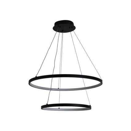 LED Stmívatelný lustr na lanku LED/75W/230V 3000-6500K pr. 60 cm + dálkové ovládání