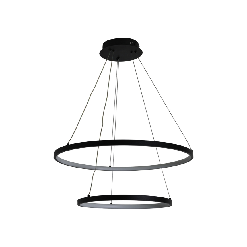 LED Stmívatelný lustr na lanku LED/75W/230V 3000-6500K pr. 60 cm + dálkové ovládání