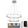 LED Stmívatelný lustr na lanku LED/75W/230V 3000-6500K pr. 60 cm + dálkové ovládání