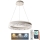 LED Stmívatelný lustr na lanku LED/80W/230V 3000-6500K bílá + dálkové ovládání