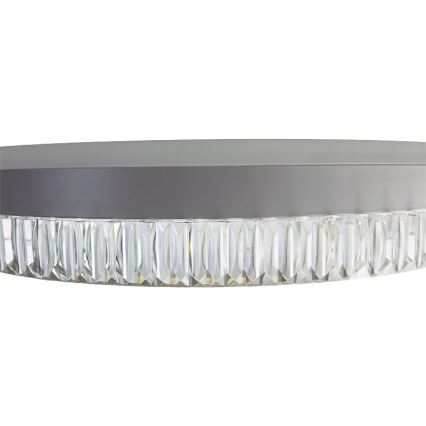 LED Stmívatelný křišťálový lustr na lanku LED/80W/230V 3000-6500K bílá + dálkové ovládání