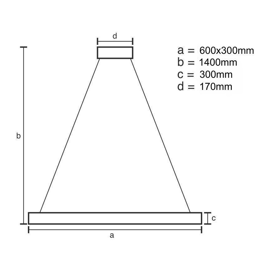 LED Stmívatelný křišťálový lustr na lanku LED/80W/230V 3000-6500K zlatá + dálkové ovládání