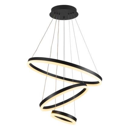 LED Stmívatelný lustr na lanku LED/85W/230V 3000-6500K pr. 60 cm + dálkové ovládání