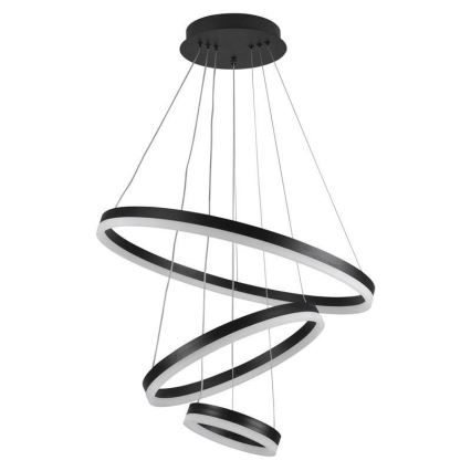 LED Stmívatelný lustr na lanku LED/85W/230V 3000-6500K pr. 60 cm + dálkové ovládání