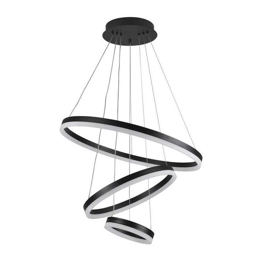 LED Stmívatelný lustr na lanku LED/85W/230V 3000-6500K pr. 60 cm + dálkové ovládání