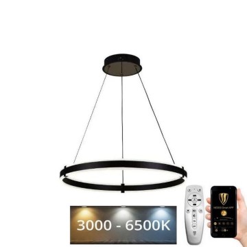 LED Stmívatelný lustr na lanku LED/85W/230V 3000-6500K + dálkové ovládání