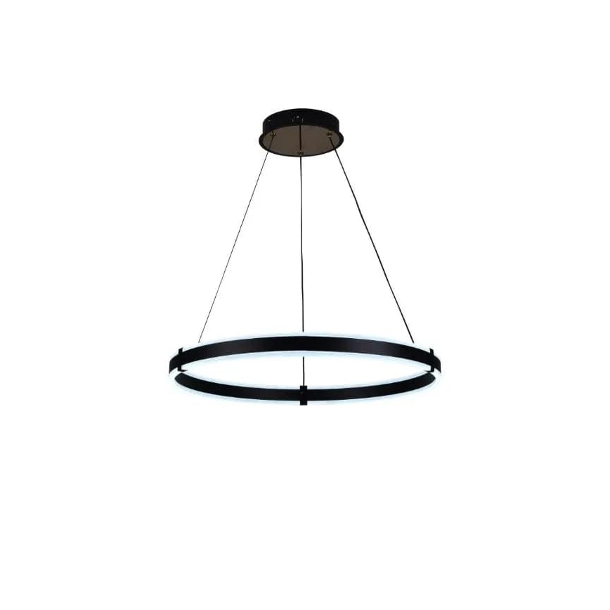 LED Stmívatelný lustr na lanku LED/85W/230V 3000-6500K pr. 60 cm + dálkové ovládání