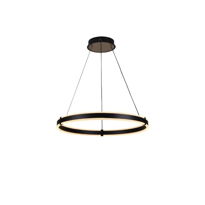 LED Stmívatelný lustr na lanku LED/85W/230V 3000-6500K pr. 60 cm + dálkové ovládání