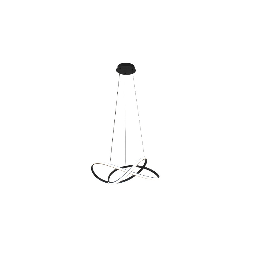 LED Stmívatelný lustr na lanku LED/85W/230V 3000-6500K pr. 60 cm + dálkové ovládání
