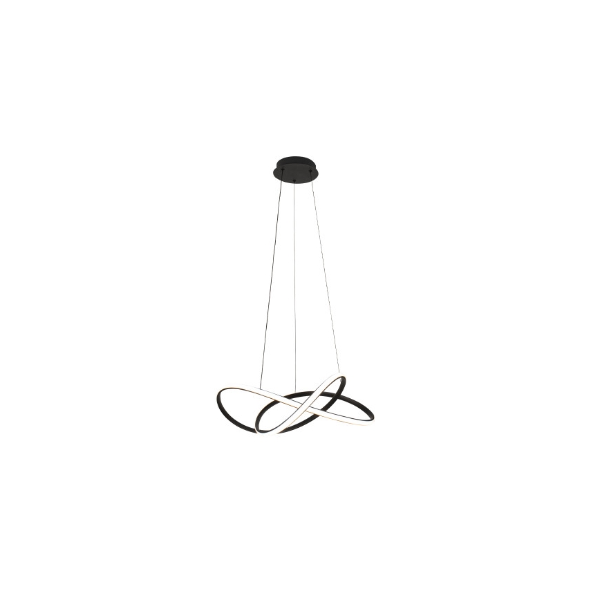 LED Stmívatelný lustr na lanku LED/85W/230V 3000-6500K pr. 60 cm + dálkové ovládání
