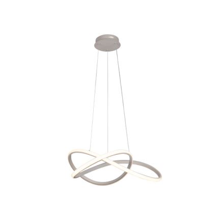 LED Stmívatelný lustr na lanku LED/85W/230V 3000-6500K pr. 60 cm + dálkové ovládání
