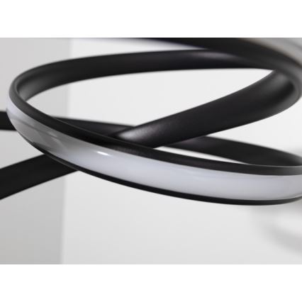 LED Stmívatelný lustr na lanku LED/85W/230V 3000-6500K pr. 49 cm + dálkové ovládání