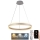 LED Stmívatelný lustr na lanku LED/85W/230V 3000-6500K pr. 60 cm + dálkové ovládání