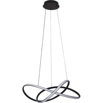 LED Stmívatelný lustr na lanku LED/85W/230V 3000-6500K pr. 60 cm + dálkové ovládání