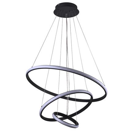 LED Stmívatelný lustr na lanku LED/90W/230V 3000-6500K pr. 60 cm + dálkové ovládání