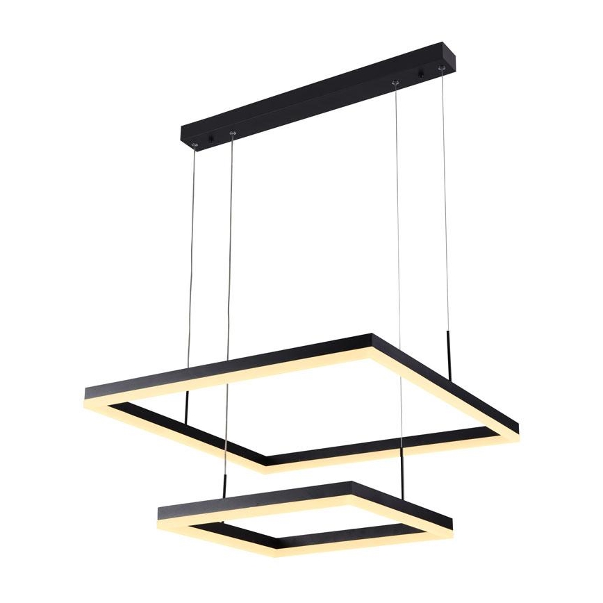 LED Stmívatelný lustr na lanku LED/90W/230V 3000-6500K + dálkové ovládání