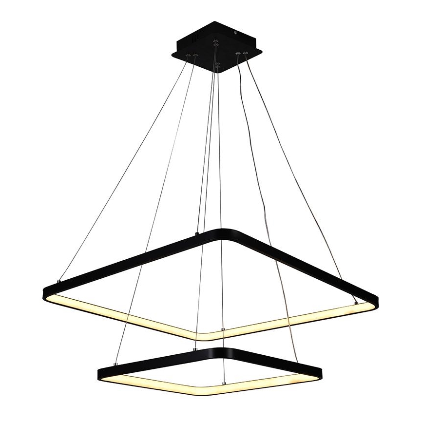 LED Stmívatelný lustr na lanku LED/90W/230V 3000-6500K + dálkové ovládání