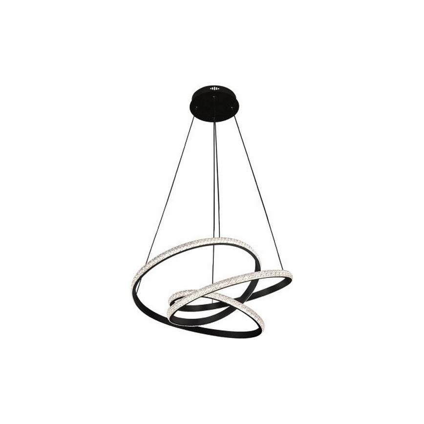 LED Stmívatelný lustr na lanku LED/90W/230V 3000-6500K pr. 47 cm + dálkové ovládání