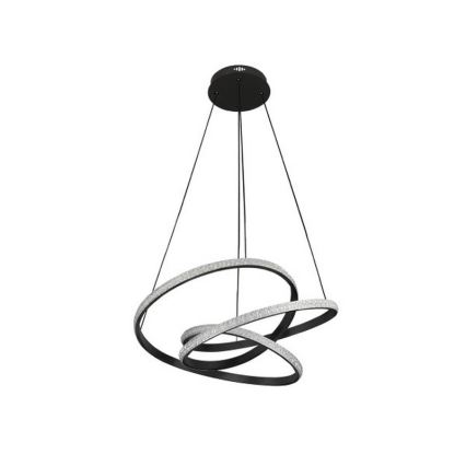 LED Stmívatelný lustr na lanku LED/90W/230V 3000-6500K pr. 47 cm + dálkové ovládání