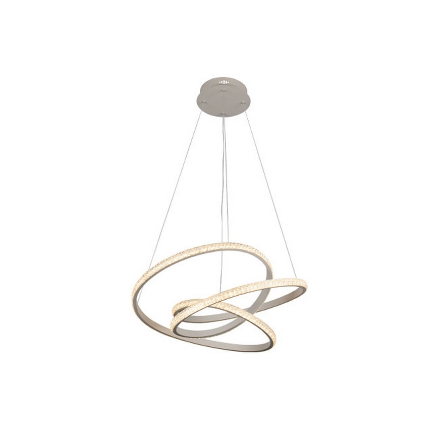 LED Stmívatelný lustr na lanku LED/90W/230V 3000-6500K pr. 47 cm + dálkové ovládání