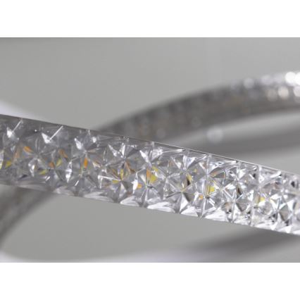 LED Stmívatelný lustr na lanku LED/90W/230V 3000-6500K pr. 47 cm + dálkové ovládání