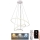LED Stmívatelný lustr na lanku LED/90W/230V 3000-6500K pr. 60 cm + dálkové ovládání