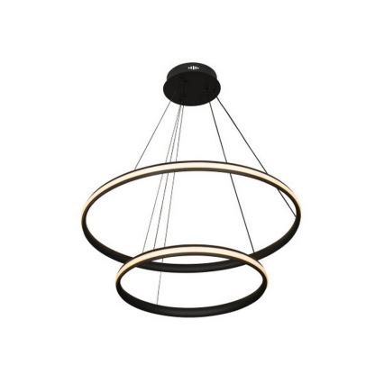 LED Stmívatelný lustr na lanku LED/90W/230V 3000-6500K pr. 60 cm + dálkové ovládání