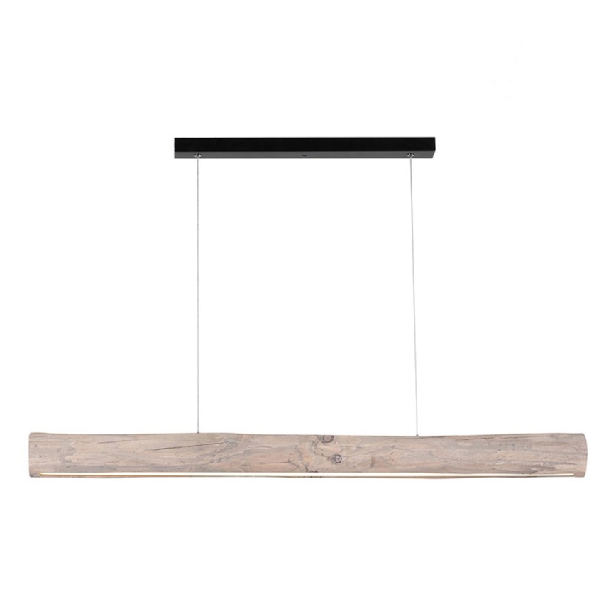 LED Stmívatelný lustr na lanku LUCAS LED/33W/230V borovice
