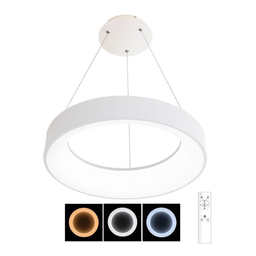 LED Stmívatelný lustr na lanku NEST LED/40W/230V 3000-6500K bílá + dálkové ovládání