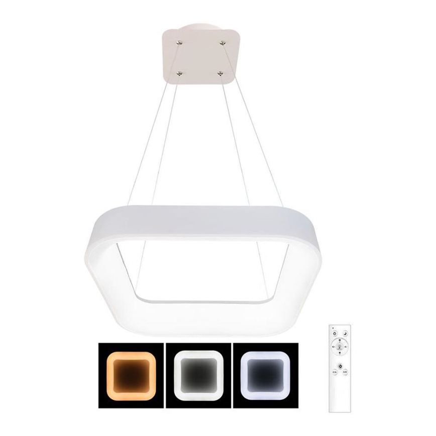 LED Stmívatelný lustr na lanku NEST LED/40W/230V 3000-6500K bílá + dálkové ovládání