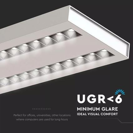 LED Stmívatelný lustr na lanku SAMSUNG CHIP 2xLED/60W/230V 4000K bílá