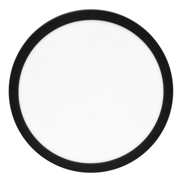 LED Stmívatelný panel LEXA LED/12/18/24W/230V 3000/4000/6000K pr. 30 cm černá