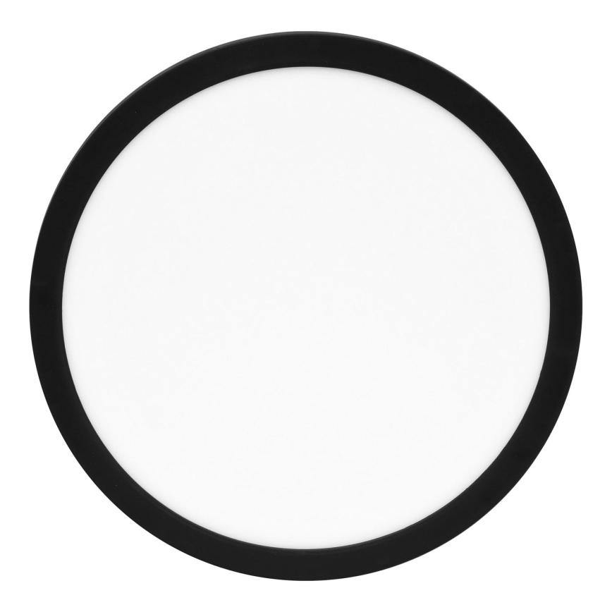 LED Stmívatelný panel LEXA LED/12/18/24W/230V 3000/4000/6000K pr. 30 cm černá