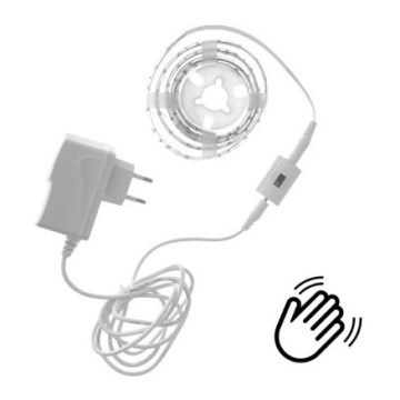 LED Stmívatelný pásek WAVE SENZOR 1,5m LED/9W/230V