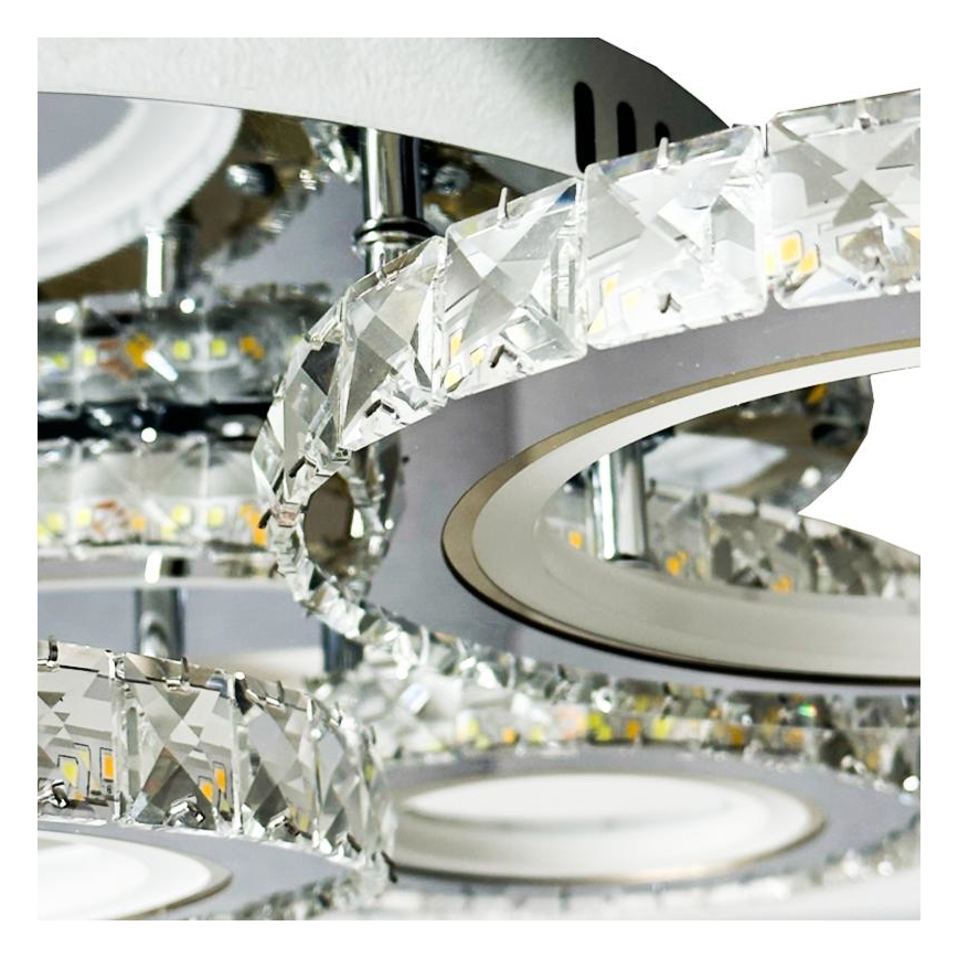 LED Stmívatelný přisazený lustr LED/120W/230V 3000-6500K + dálkové ovládání