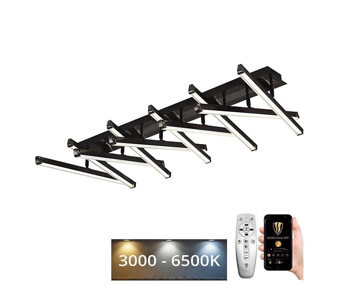  LED Stmívatelný přisazený lustr LED/125W/230V 3000-6500K + dálkové ovládání J3372/BCH