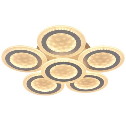 LED Stmívatelný přisazený lustr LED/125W/230V 3000-6500K + dálkové ovládání