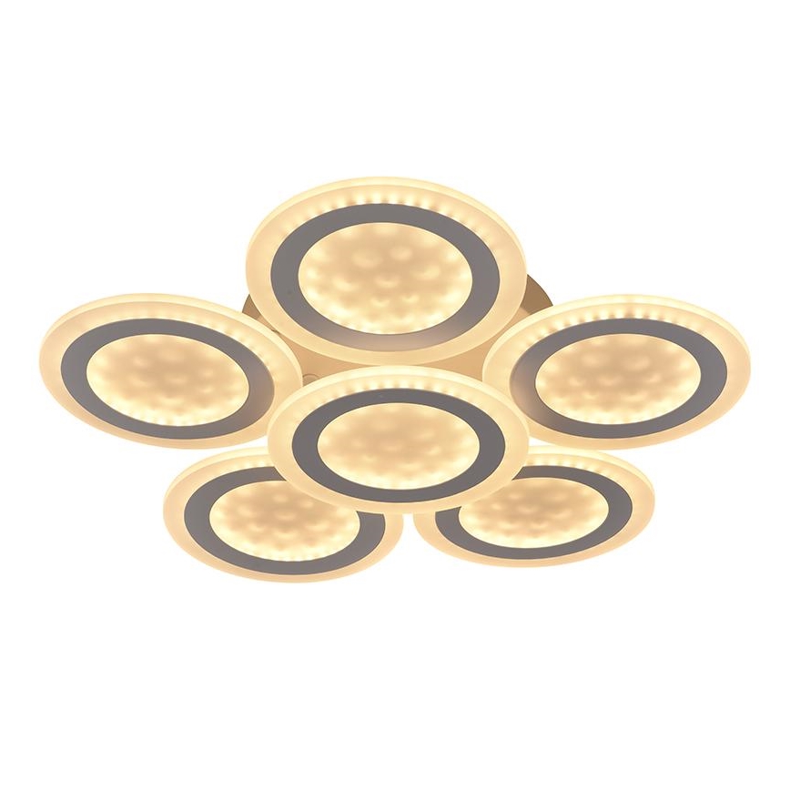 LED Stmívatelný přisazený lustr LED/125W/230V 3000-6500K + dálkové ovládání