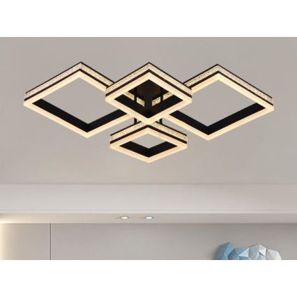 LED Stmívatelný přisazený lustr LED/175W/230V 3000-6500K + dálkové ovládání