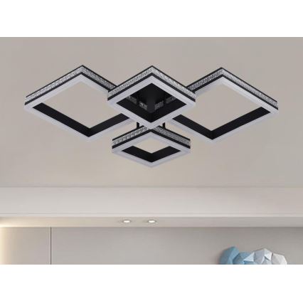 LED Stmívatelný přisazený lustr LED/175W/230V 3000-6500K + dálkové ovládání