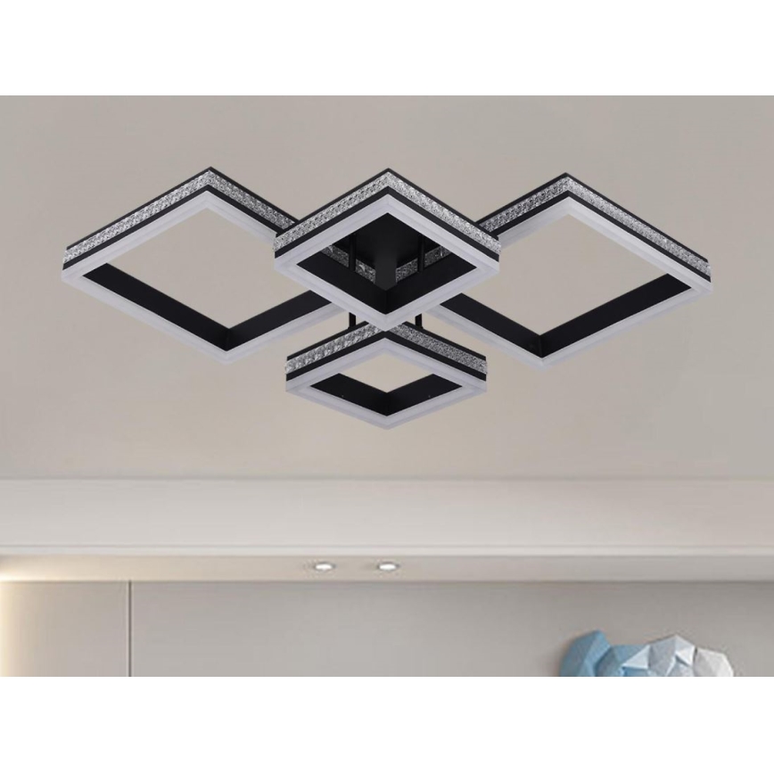 LED Stmívatelný přisazený lustr LED/175W/230V 3000-6500K + dálkové ovládání