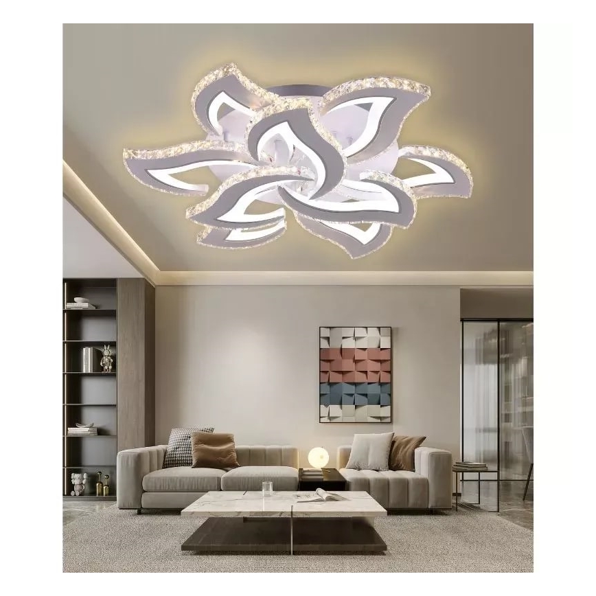 LED Stmívatelný přisazený lustr LED/180W/230V 3000-6500K + dálkové ovládání