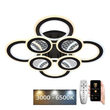 LED Stmívatelný přisazený lustr LED/200W/230V 3000-6500K + dálkové ovládání