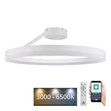 LED Stmívatelný přisazený lustr LED/40W/230V 3000-6500K bílá + dálkové ovládání