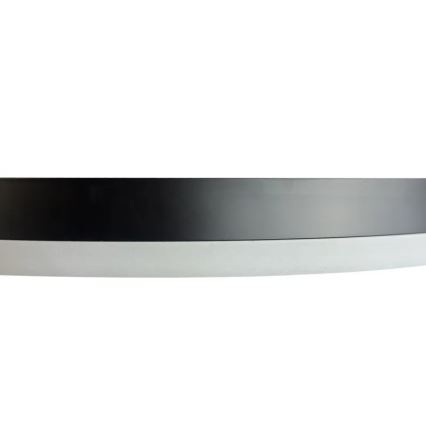LED Stmívatelný přisazený lustr LED/40W/230V 3000-6500K černá + dálkové ovládání