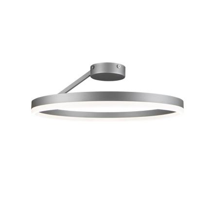 LED Stmívatelný přisazený lustr LED/40W/230V 3000-6500K matný chrom + dálkové ovládání