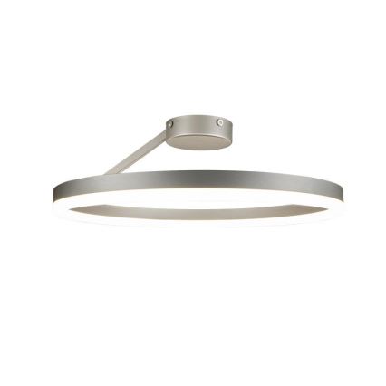LED Stmívatelný přisazený lustr LED/40W/230V 3000-6500K matný chrom + dálkové ovládání
