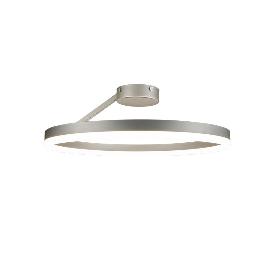 LED Stmívatelný přisazený lustr LED/40W/230V 3000-6500K matný chrom + dálkové ovládání